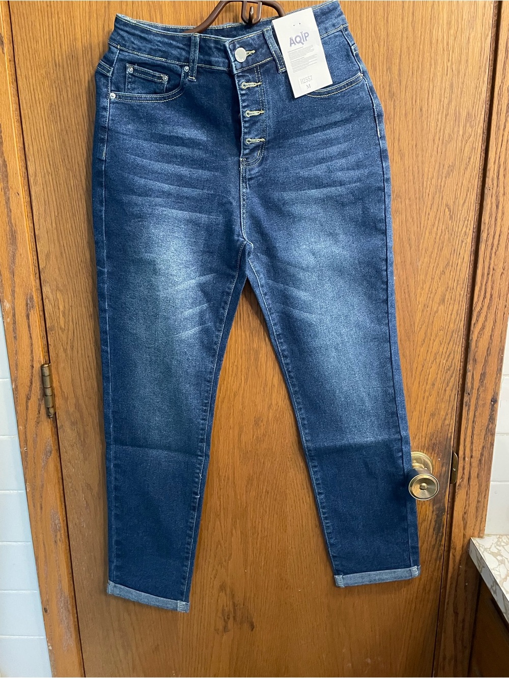 High-Rise Dark Wash Women's Jeans